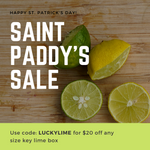 🍀 $20 off key lime boxes today only!