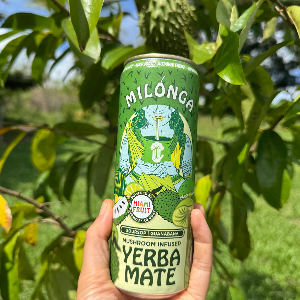 Soursop Infused Yerba Mate + Adaptogenic Mushrooms – Miami Fruit