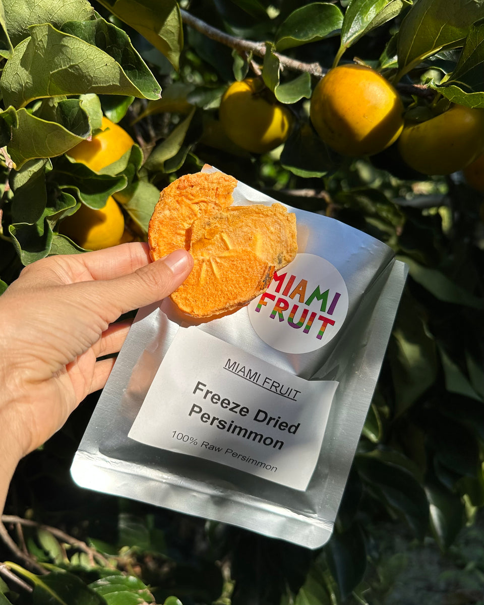 Freeze Dried Persimmon β Miami Fruit