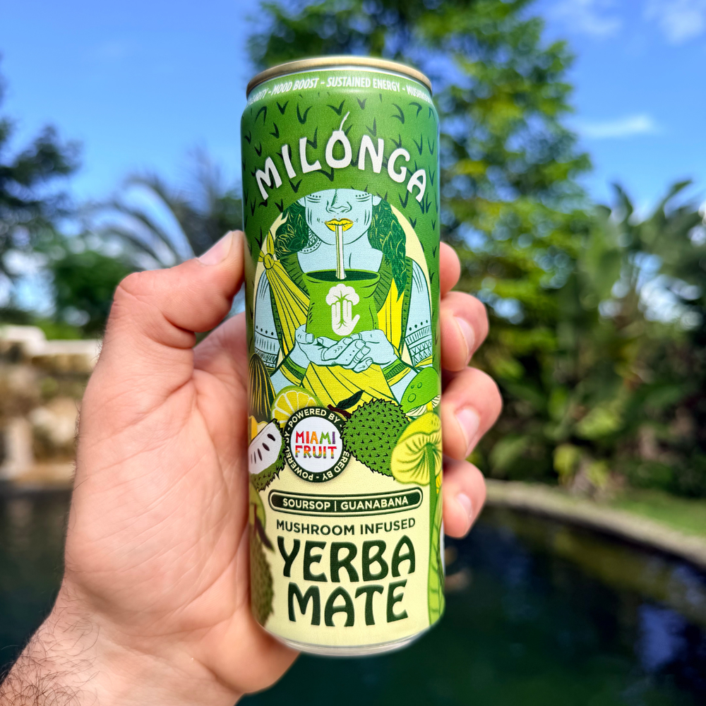 Soursop Infused Yerba Mate + Adaptogenic Mushrooms
