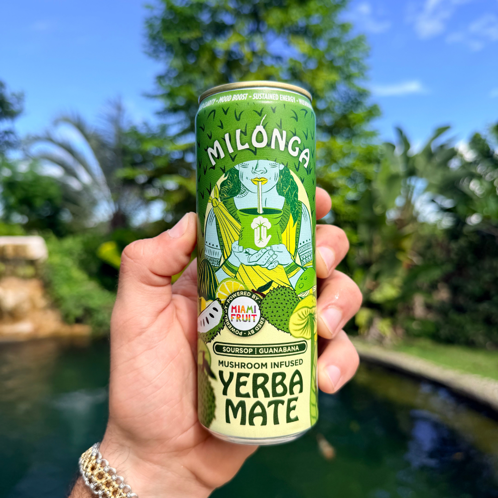 Soursop Infused Yerba Mate + Adaptogenic Mushrooms