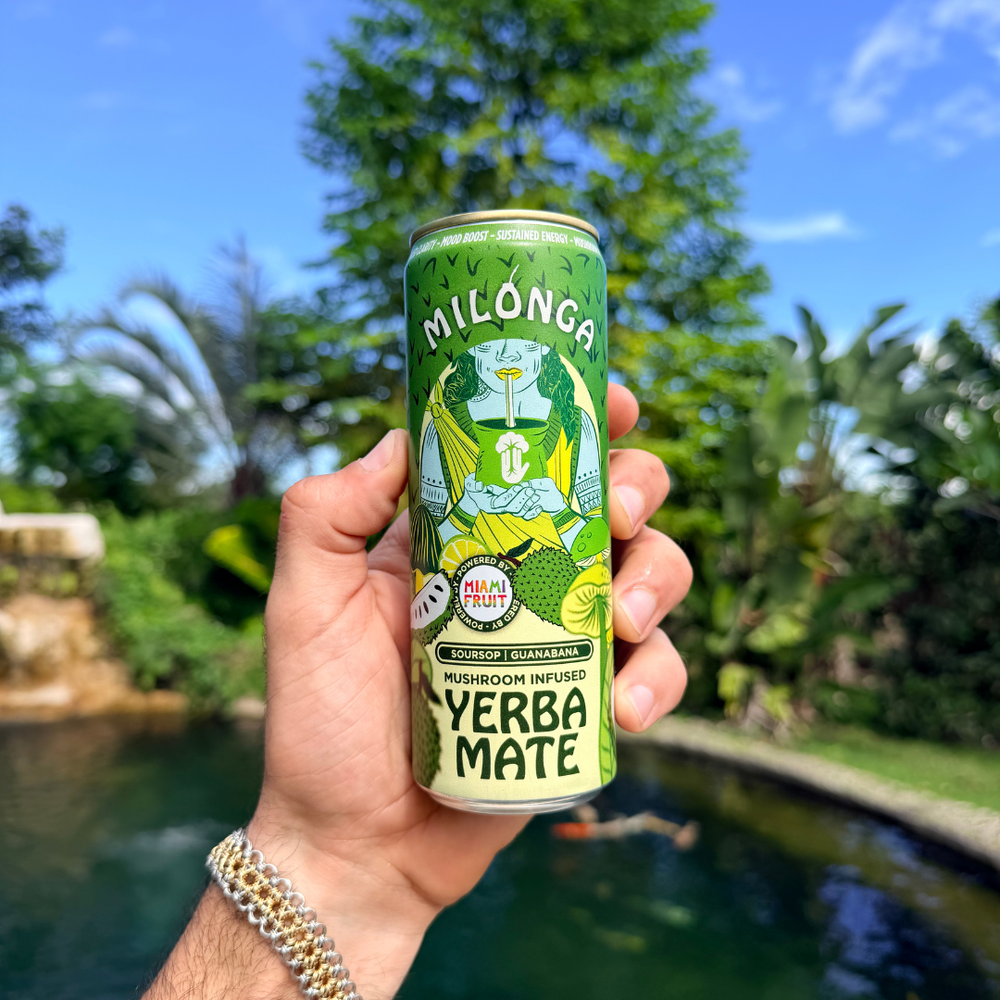 Soursop Infused Yerba Mate + Adaptogenic Mushrooms