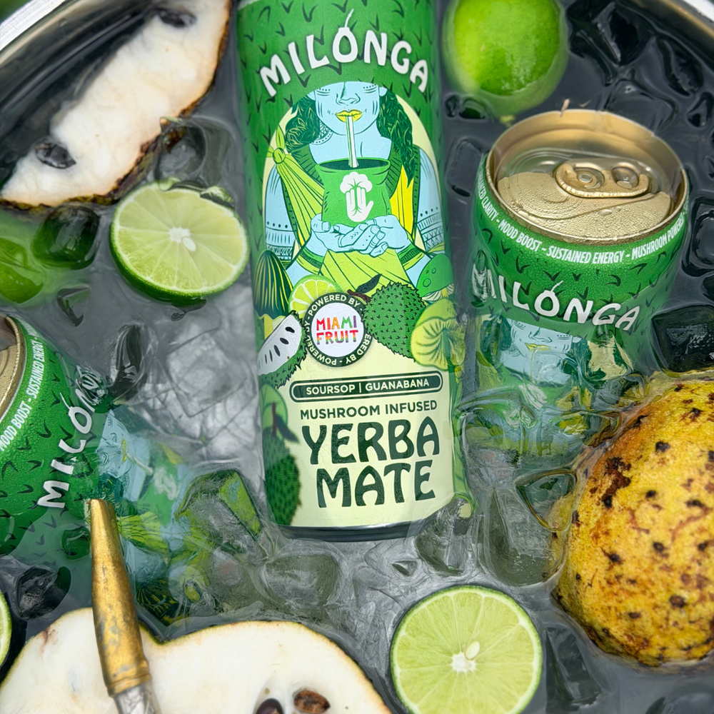 Soursop Infused Yerba Mate + Adaptogenic Mushrooms