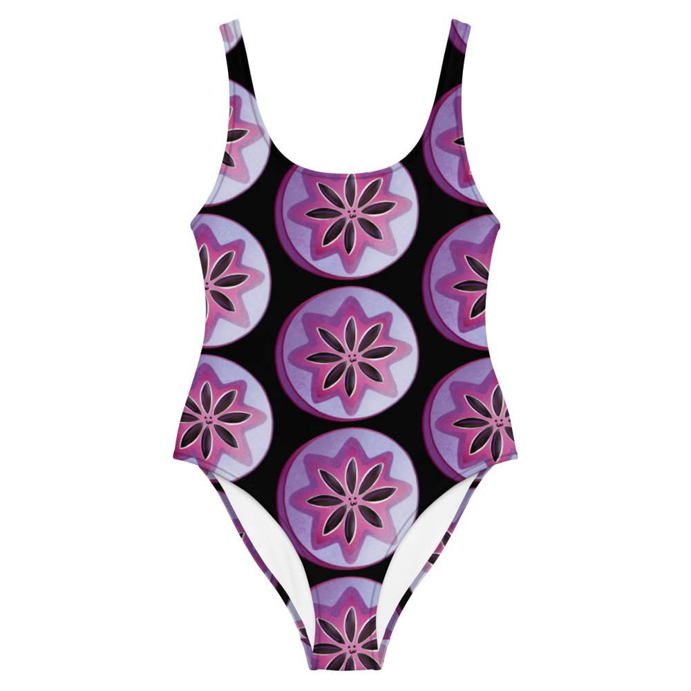 Star Apple All Over One-Piece Swimsuit