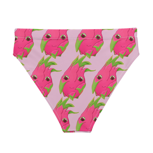 
            
                Load image into Gallery viewer, Red Dragonfruit Recycled High-Waisted Bikini Bottom
            
        