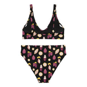 
            
                Load image into Gallery viewer, Cacao Recycled High-Waisted Bikini
            
        