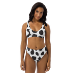 Cow Print Recycled High-Waisted Bikini