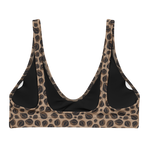 Durian Cheetah Recycled Padded Bikini Top