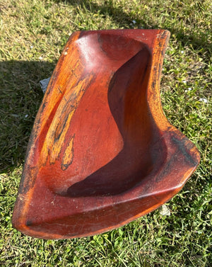 16" MANGO Hand Carved Artisan Bowl
