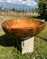 26" KAPOK Hand Carved Artisan Bowl