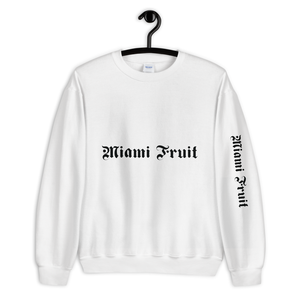 MiamiFruit Tattoo Font Unisex Sweatshirt