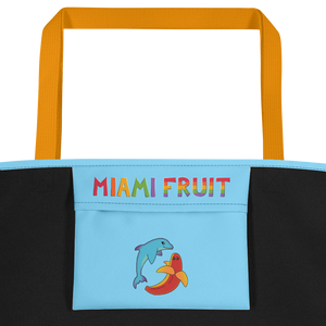 Miami Fruit Dolphin Banana Beach Bag
