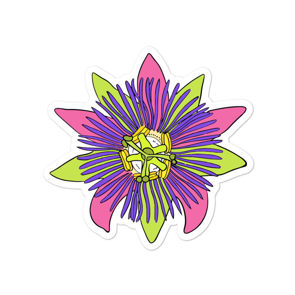 
            
                Load image into Gallery viewer, Passionfruit Bubble-free sticker
            
        