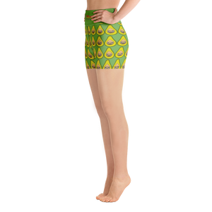 
            
                Load image into Gallery viewer, Avocado High Waist Yoga Shorts
            
        