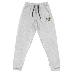 Miami Fruit Embroidered Unisex Joggers