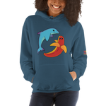 Dolphin Banana Hooded Sweatshirt *Multiple Colors*
