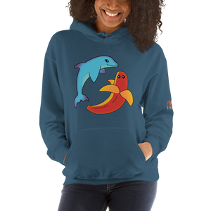 Dolphin Banana Hooded Sweatshirt *Multiple Colors*