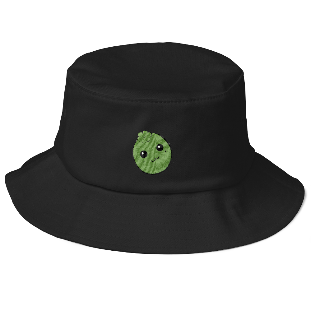 Black Sapote Old School Bucket Hat