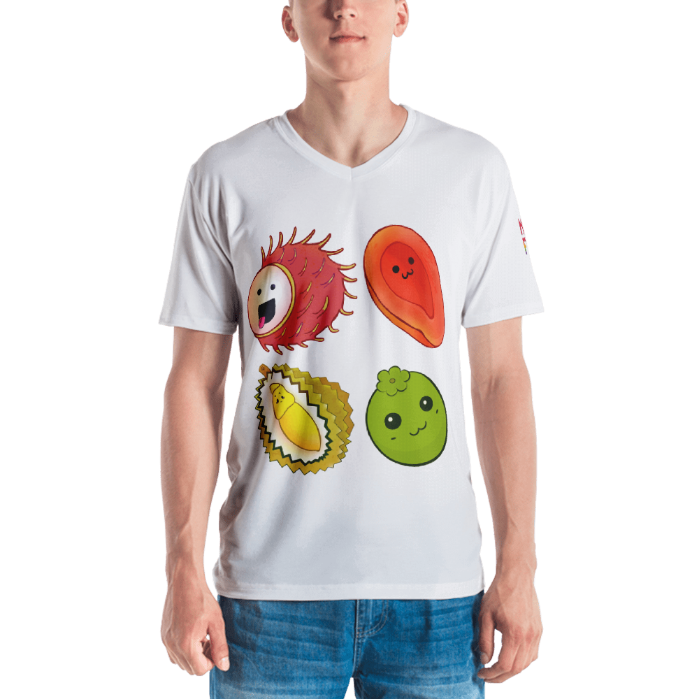 Fruit Chakra V Neck T-shirt