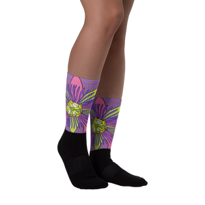 Passionfruit Flower Socks