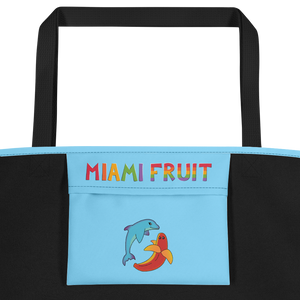 Miami Fruit Dolphin Banana Beach Bag