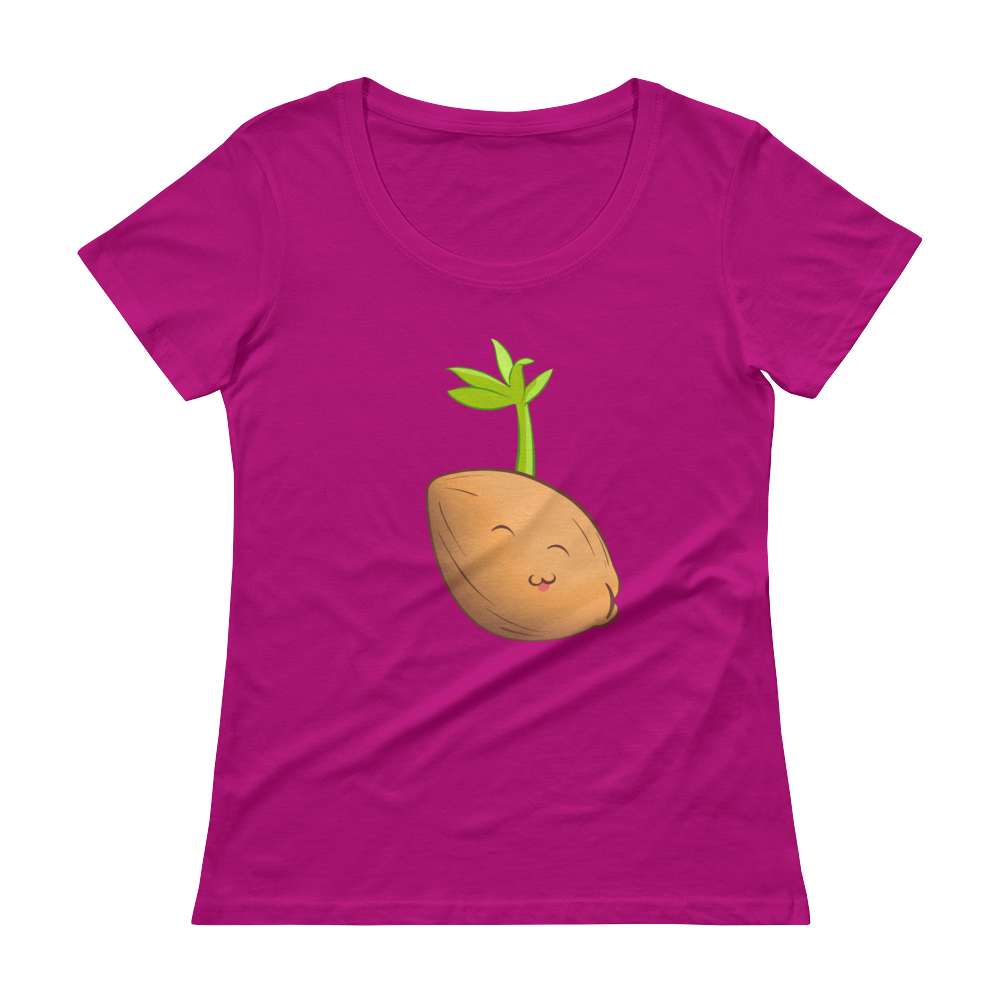 Sprouted Coconut Scoopneck Shirt