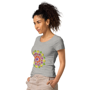 
            
                Load image into Gallery viewer, Women’s basic mandala organic t-shirt
            
        